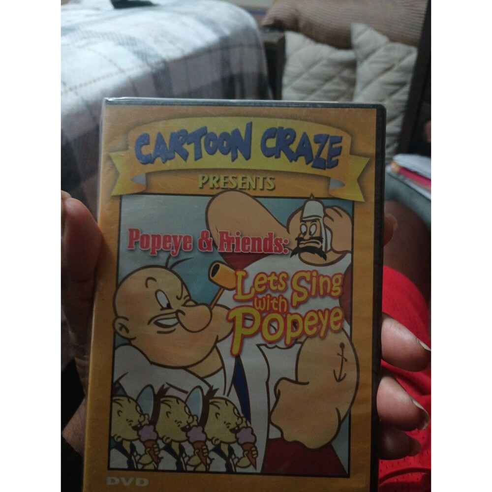 NEW! Cartoon Craze: Popeye & Friends Let's Sing With Popeye Slim Case  2006 DVD